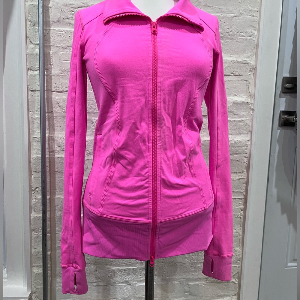 Lululemon Pink Zip-Up Jacket